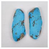 Natural Arizona Turquoise Cabochon Stones 335 cts