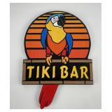 Custom Made Hand Painted Wood Tiki Bar Sign