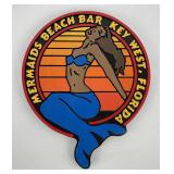 Mermaids Beach Bar Key West Florida Sign