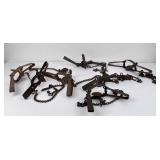 Lot of 7 Victor 3N US Govt Coyote Traps