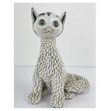 Mid Century Italian Pottery Cat