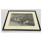 Utagawa Hiroshige 1833 Driving Rain at Shono