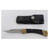 Vintage Buck Two Line 110 Folding Pocket Knife