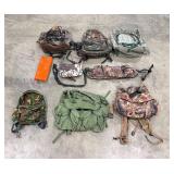 Lot of Dale Dye Personal Hunting Backpacks