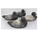 Unusual Grouping of Paper Mache Duck Decoys