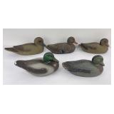 Lot of Carry Lite Paper Mache Duck Hunting Decoys