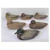 Lot of Carry Lite Paper Mache Duck Hunting Decoys