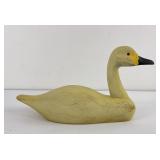 Carved Wood Swan Decoy