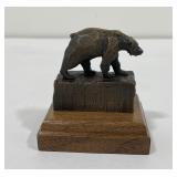 Tiny Bear John Louis Clarke Bronze Montana