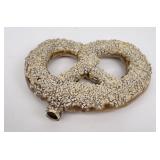 Antique Butte Montana Pretzel Whiskey Flask