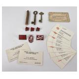 Lot of Named Milwaukee Railroad Ephemera