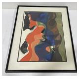 Abstract Watercolor Painting