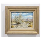 James K Wolseth California Oil on Board Painting