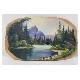 Antique Northwest Tourist Plein Air Painting