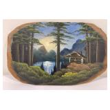 Antique Northwest Tourist Plein Air Painting