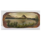 Antique Glacier Park Tourist Plein Air Painting