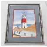 Watercolor Painting of Lighthouse