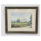 Montana Watercolor Painting