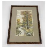 Montana Watercolor Painting