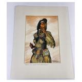 Forrest Hill Native American Indian Drawing