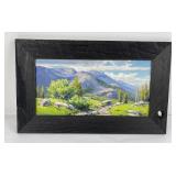 Taylor Lynde Basin Lakes Trail Montana Painting