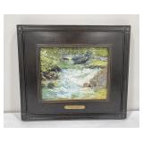 Elene Weege Montana Plein Air Painting Log Jam