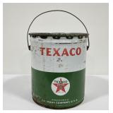 Texaco Oil Can Bucket 35lb