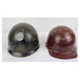 Pair of Butte Montana Miners Hard Hats