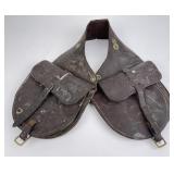 Pair of Leather Montana Cowboy Saddlebags