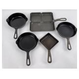 Collection of Griswold Cast Iron Cooking Pans