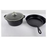 Wagner Cast Iron Dutch Oven and Skillet