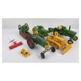 Lot of Ertl Die Cast John Deere Tractors