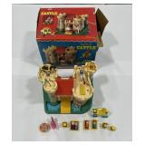 Vintage Fisher Price Play Family Castle in Box