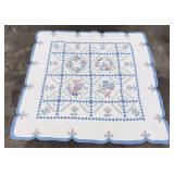 Antique Montana Made Quilt Flowers