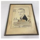 Billy Hon California Cartoonist Caricature