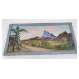 Milltown Montana Painting on Board