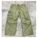 Vietnam War OG107 Cold Weather Sateen Trousers