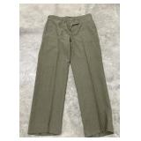 Mens Wool Tropical Trousers Size 32L
