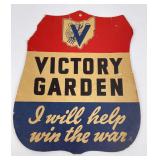 WW2 Homefront Ohio Victory Garden Sign