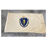 Antique University of Massachusetts Amherst Flag