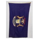 Antique State of Michigan Flag