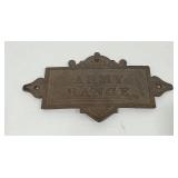 Indian Wars Army Range Cook Stove Plaque