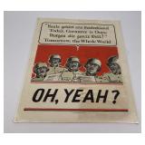 WW2 Nazi German Propaganda Poster