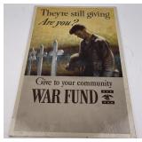 WW2 War Fund Poster John Falter