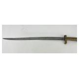 Civil War US Navy Model 1861 Sharps Bayonet