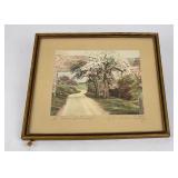 Hand Tinted Wallace Nutting Nova Scotia Idyl