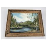 Montana Oil on Canvas Painting