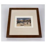Signed and Numbered Montana Horse Print