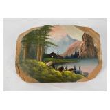 Antique Northwest Tourist Plein Air Painting