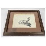 Elmer Sprunger Montana Antelope Drawing